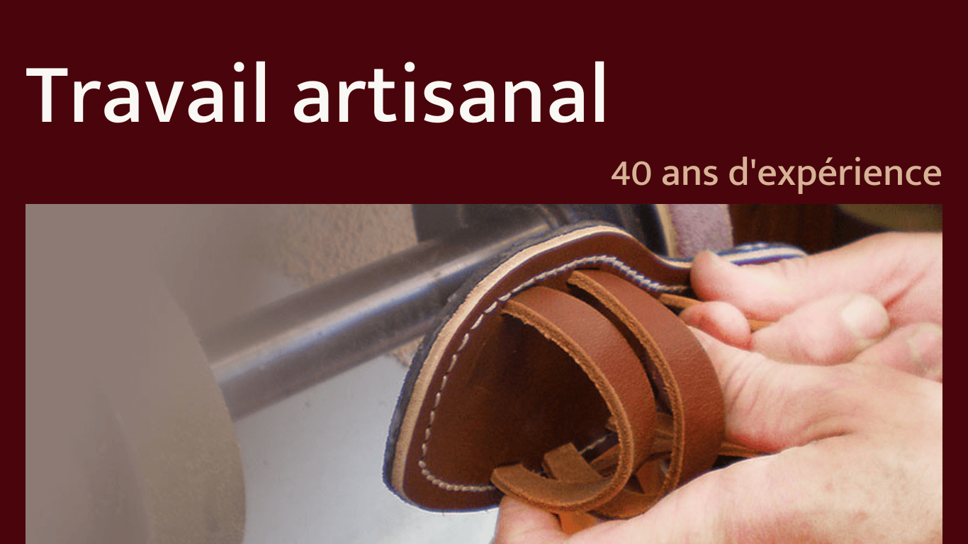 sandales artisanales en cuir